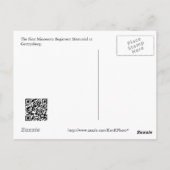 Gettysburg Statue I Briefkaart (Achterkant)