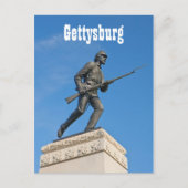 Gettysburg Statue I Briefkaart (Voorkant)