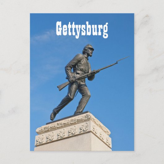 Gettysburg Statue I Briefkaart (Voorkant)