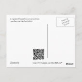 Gettysburg Statue II Briefkaart (Achterkant)