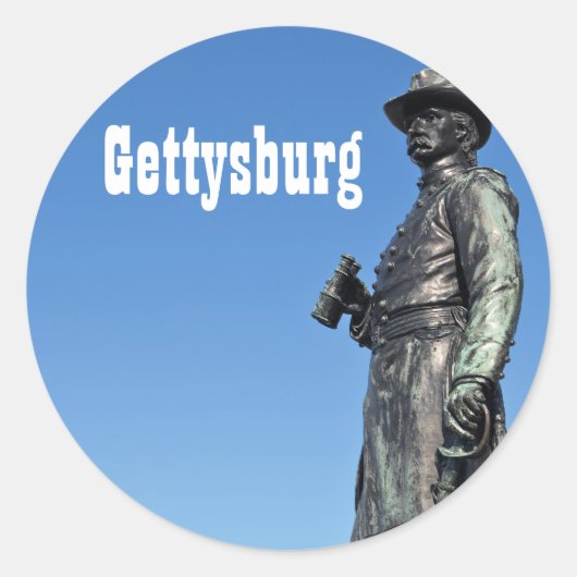 Gettysburg Statue III Sticker (Voorkant)
