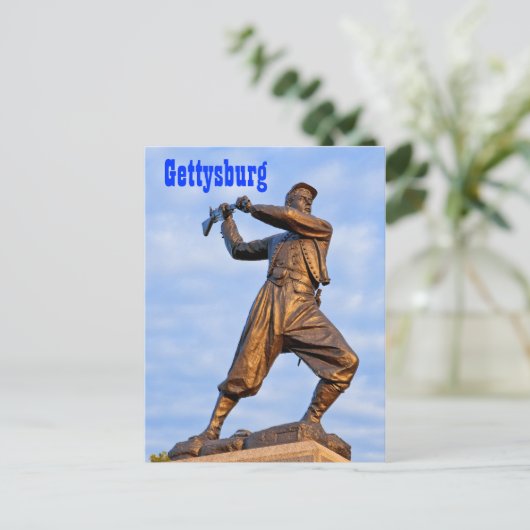 Gettysburg Statue IV Briefkaart (Staand voorkant)