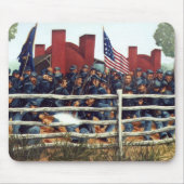Gettysburg, strijd bij de Brickyard Mousepad 3 Muismat (Voorkant)