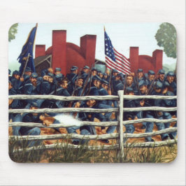 Gettysburg, strijd bij de Brickyard Mousepad 3 Muismat