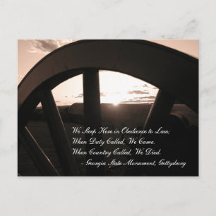 Gettysburg Sunset Briefkaart