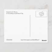 Gettysburg Sunset Briefkaart (Achterkant)