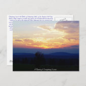 Gettysburg Sunset Briefkaart (Voorkant / Achterkant)