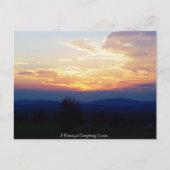 Gettysburg Sunset Briefkaart (Voorkant)
