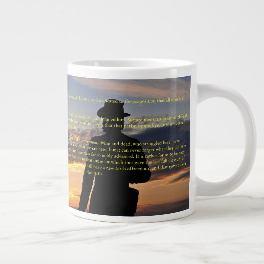 Gettysburg Sunset II Jumbo Mok (Rechts)