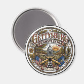 Gettysburg USA Magneet (Voorkant / Achterkant)