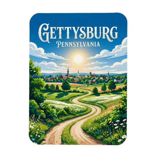 Gettysburg VS Magneet (Verticaal)