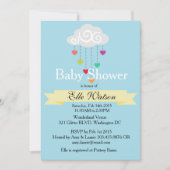 Getucht met de invitaties van Love Baby Shower Kaart (Voorkant)