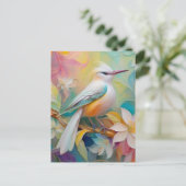 Getuft Golden Rumped Fantasy Bird Briefkaart (Staand voorkant)