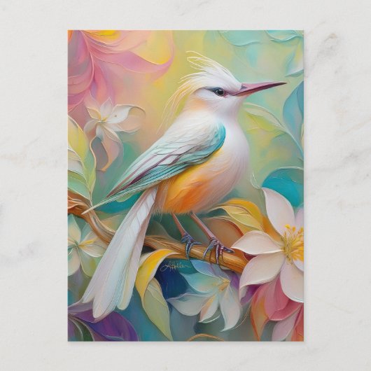 Getuft Golden Rumped Fantasy Bird Briefkaart (Voorkant)