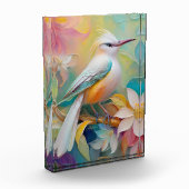 Getuft Golden Rumped Fantasy Bird Fotoblokken (Links)