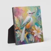 Getuft Golden Rumped Fantasy Bird Fotoplaat (Voorkant)