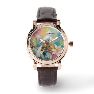 Getuft Golden Rumped Fantasy Bird Horloge