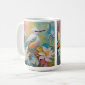 Getuft Golden Rumped Fantasy Bird Koffiemok (Voorkant links)