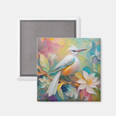 Getuft Golden Rumped Fantasy Bird Magneet (Voorkant / Achterkant)