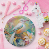 Getuft Golden Rumped Fantasy Bird Papieren Bordje (Feest)