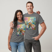 Getuft Golden Rumped Fantasy Bird T-shirt (Unisex)