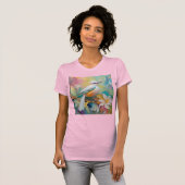 Getuft Golden Rumped Fantasy Bird T-shirt (Voorkant volledig)