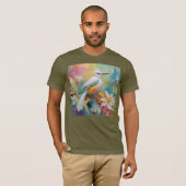 Getuft Golden Rumped Fantasy Bird T-shirt (Voorkant volledig)