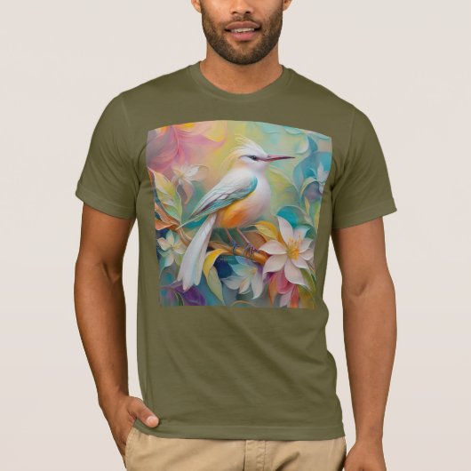 Getuft Golden Rumped Fantasy Bird T-shirt (Voorkant)