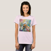 Getuft Golden Rumped Fantasy Bird T-shirt (Voorkant volledig)