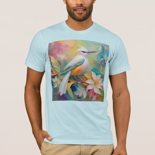 Getuft Golden Rumped Fantasy Bird T-shirt (Voorkant)