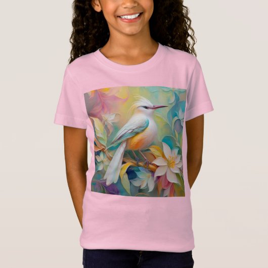 Getuft Golden Rumped Fantasy Bird T-shirt (Voorkant)