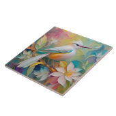 Getuft Golden Rumped Fantasy Bird Tegeltje (Zijkant)