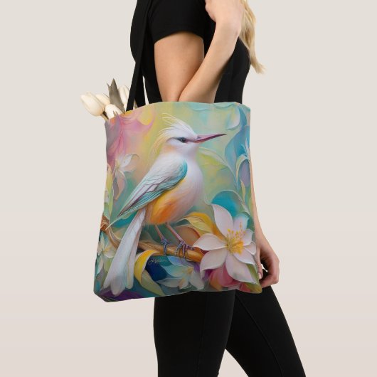 Getuft Golden Rumped Fantasy Bird Tote Bag (Dichtbij)