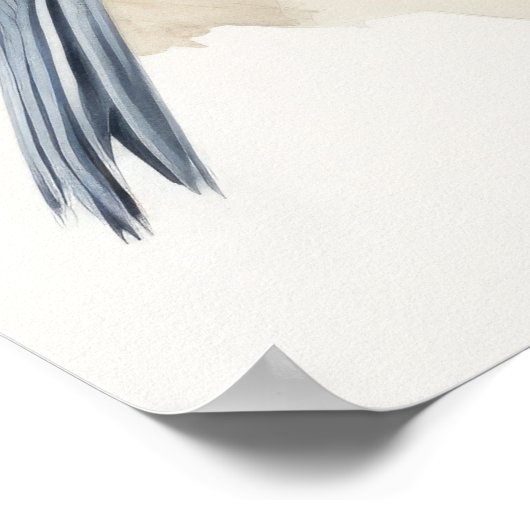 Getufte Titmouse Bird Art Print Poster (Hoek)