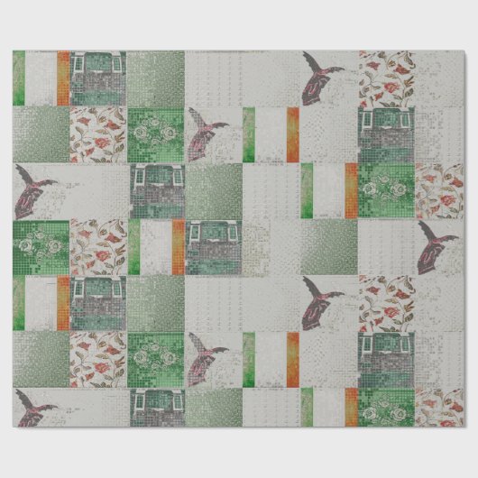 Getuigd patroon Humphreys NoProbleem Gift Wrap Cadeaupapier (Vlak)