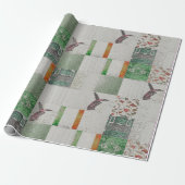 Getuigd patroon Humphreys NoProbleem Gift Wrap Cadeaupapier (Uitgerold)