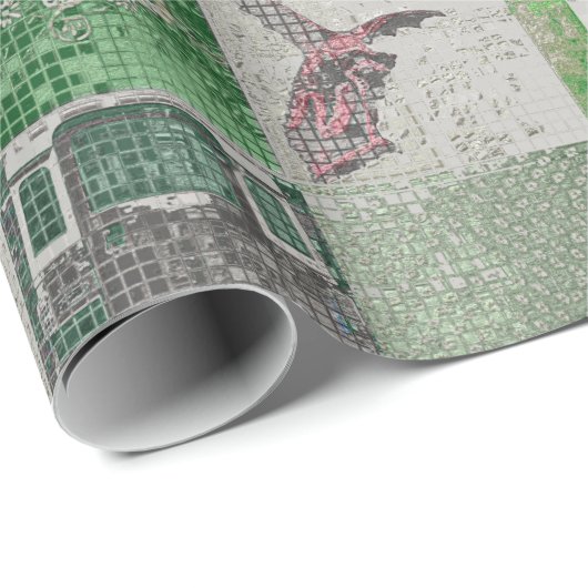 Getuigd patroon Humphreys NoProbleem Gift Wrap Cadeaupapier (Rol Hoek)