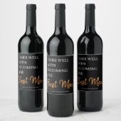 Getuige Aankondiging Bierlabel Wijn Etiket (Flessen)
