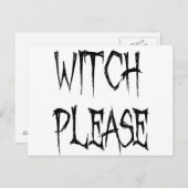 Getuige alstublieft briefkaart (Voorkant / Achterkant)