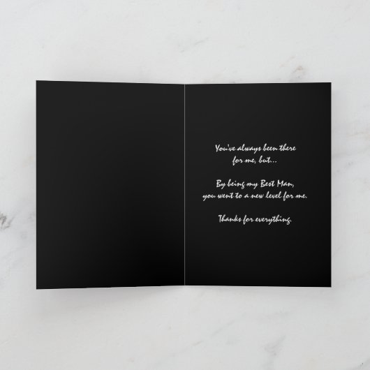 GETUIGE - Beste Man Trouw Dank Je Bedankkaart (Binnen)