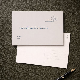 Getuige bij een niet-traditionele burgerlijke cere briefkaart