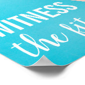 Getuige de fitnessfitnesszaal poster (Hoek)