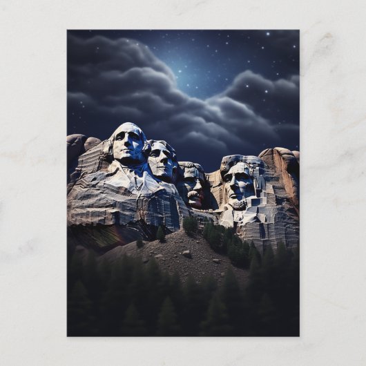 Getuige de grandeur van Mount Rushmore #3 Briefkaart (Voorkant)
