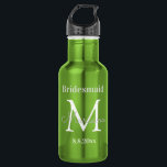 getuige gepersonaliseerd elegant stijlvol waterfles<br><div class="desc">getuige gepersonaliseerd elegant stijlvol roestvrijstalen waterfles, op maat gemaakt.</div>