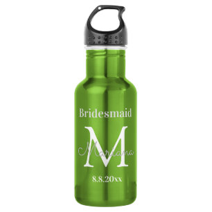 getuige gepersonaliseerd elegant stijlvol waterfles 