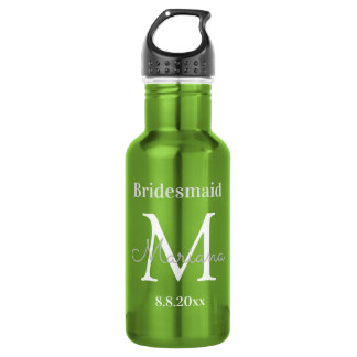 getuige gepersonaliseerd elegant stijlvol waterfles 