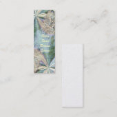 Getuige herdenkingsboekmarkering mini visitekaartje (Voorkant / Achterkant)