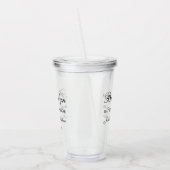 Getuige Huwelijk Script Aangepast Acryl Drinkbeker (Links)