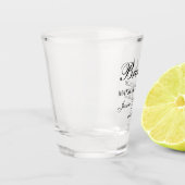 Getuige Huwelijk Script Aangepast Shot Glas (Links)