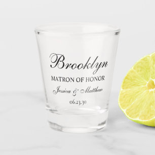 Getuige Huwelijk Script Aangepast Shot Glas
